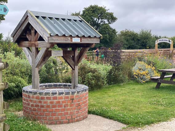 The wishing well at Bransby Horses was stolen from.