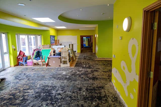The ongoing renovations at Andy's Children's Hospice. (Image provided by the hospice).