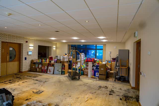 The ongoing renovations at Andy's Children's Hospice. (Image provided by the hospice).