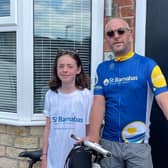 St Barnabas Hospice supporters Jonathan and Poppy Willows.