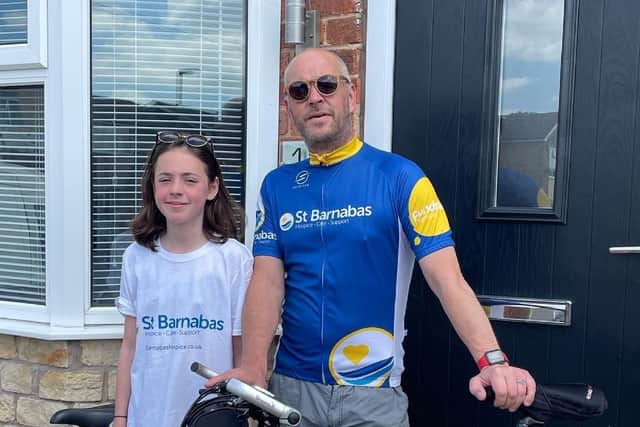 St Barnabas Hospice supporters Jonathan and Poppy Willows.