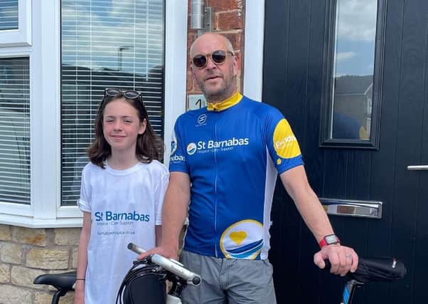 St Barnabas Hospice supporters Jonathan and Poppy Willows.