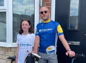 St Barnabas Hospice supporters Jonathan and Poppy Willows.