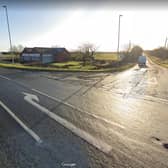 The A57 Gainsborough Road, with the junction of the B1190, Tom Otters Road. Photo: Google Streetview