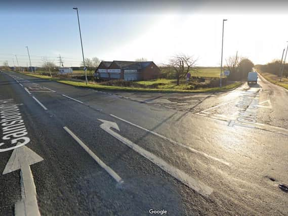 The A57 Gainsborough Road, with the junction of the B1190, Tom Otters Road. Photo: Google Streetview