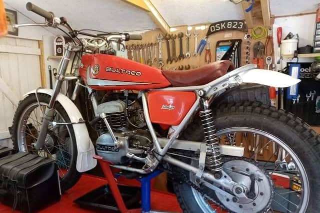 The 1976 Bultaco trails bike has been stolen in a burglary, leaving pensioner Rob Bregan-Law devastated. EMN-210727-115417001