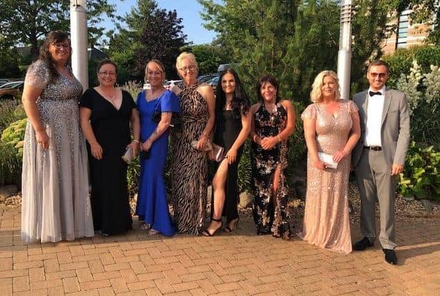 Ashdene Care Home staff at the East Midlands final of the Great British Care Awards. EMN-210728-153542001