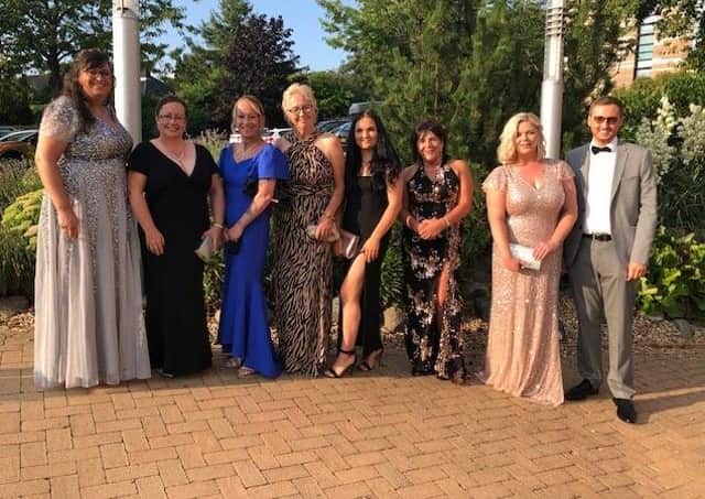 Ashdene Care Home staff at the East Midlands final of the Great British Care Awards. EMN-210728-153542001