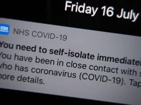 Nearly 1,500 people in North Lincolnshire were contacted by the NHS Covid-19 app and told to isolate in the latest week
