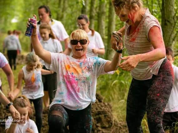 A colour run is part of the fun at the first ever East Coast Fitness Festival at  Skegness Showground.
