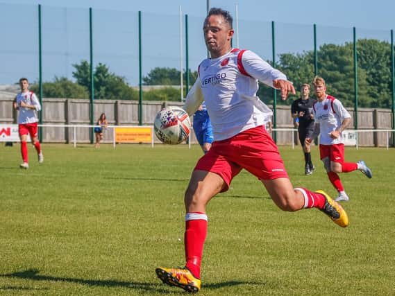 Skegness Town will be in FA Cup action tomorrow. Photo: David Dales