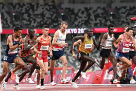 Injury ended Sam Atkin's hopes of gold in the 10,000m. Photo: Getty Images