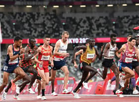 Injury ended Sam Atkin's hopes of gold in the 10,000m. Photo: Getty Images