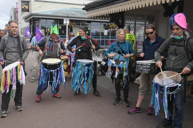Extinction Rebellion Lincolnshire in Skegness.