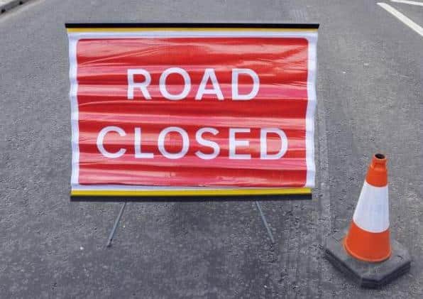 Road closed