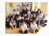 St Helena's Primary School 10 years ago, before the break for the summer holidays.