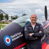 Blade 3 Mike Ling is the Red Arrows’ longest serving pilot, clocking up more than flying 1,700 hours over his 10 years with the Red Arrows. EMN-210508-102217001