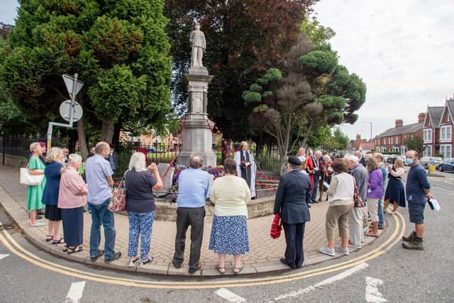 Centenary of the unveiling of Louth War Memorial. (Photo: John Aron)