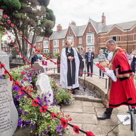 Centenary of the unveiling of Louth War Memorial. (Photo: John Aron)