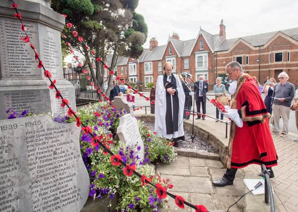 Centenary of the unveiling of Louth War Memorial. (Photo: John Aron)