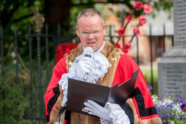Centenary of the unveiling of Louth War Memorial. (Photo: John Aron)