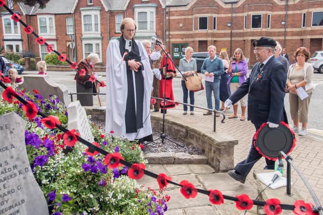 Centenary of the unveiling of Louth War Memorial. (Photo: John Aron)