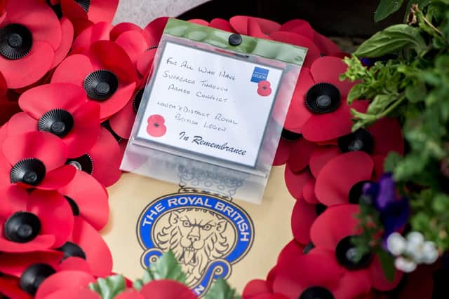 Centenary of the unveiling of Louth War Memorial. (Photo: John Aron)