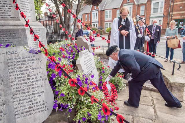 Centenary of the unveiling of Louth War Memorial. (Photo: John Aron)