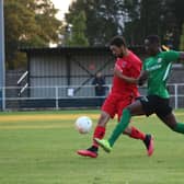 Pinchbeck United 1 Sleaford Town 1. Phot: Oliver Atkin