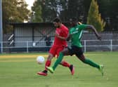 Pinchbeck United 1 Sleaford Town 1. Phot: Oliver Atkin