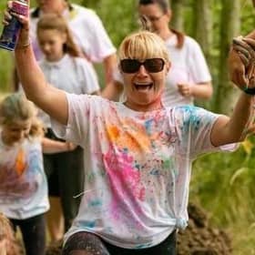 Colour runs for all the family and their dogs take place at 11am and 2pm.