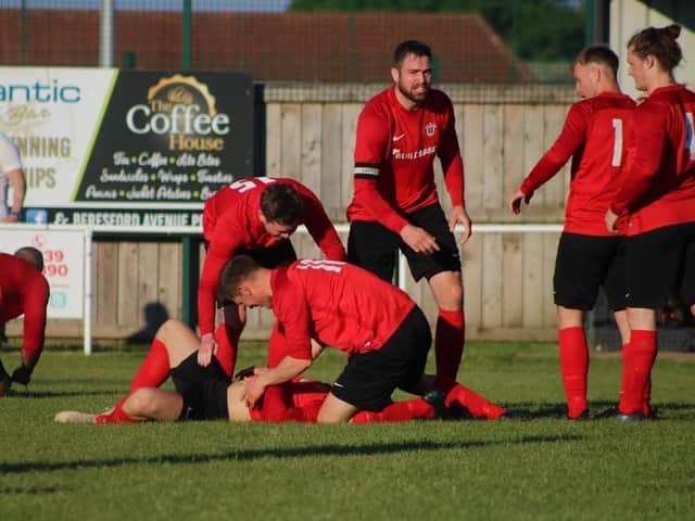 Tetney Rovers travel to Grimsby Borough Reserves. Photo: Oliver Atkin