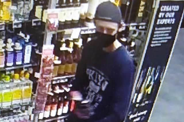 Have you seen this man? Call police on 101.