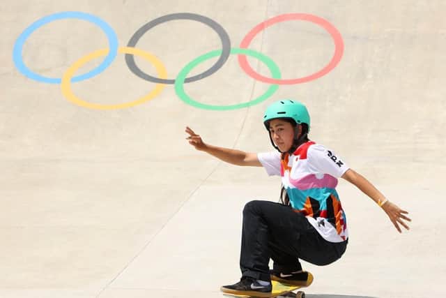 Sky Brown, 13, has become the youngest Olympic medalist  with a bronze for skateboarding.