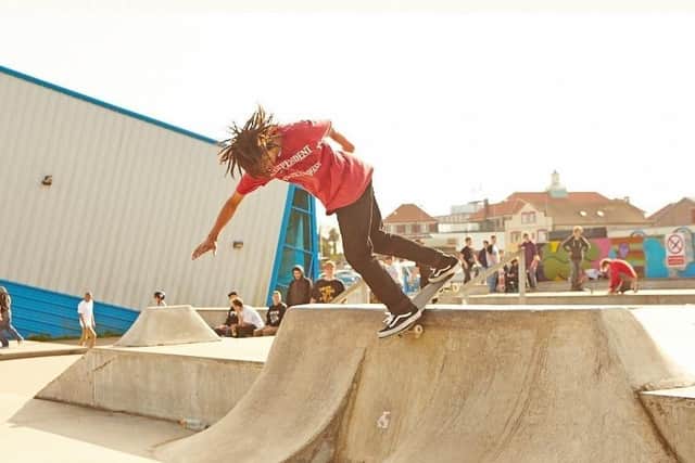 X-site skatepark in Skegness.