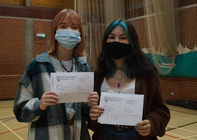 A-level results at De Aston
Eva Finney, left, and Amber Brown EMN-211008-094252001