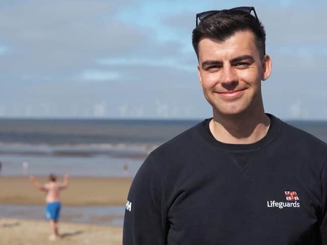 East Coast lifeguard supervisor Arun Gray.