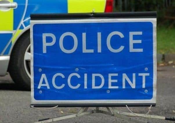 The A17 was closed at Fulbeck after two motorists suffered minor injuries in a collision.