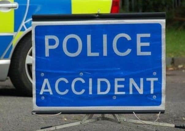 The A17 was closed at Fulbeck after two motorists suffered minor injuries in a collision.