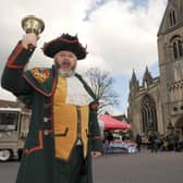 Sleaford Town Crier John Griffiths will be hosting the second Sleaford Town Crier Competition in the market place next month. EMN-180611-113450001