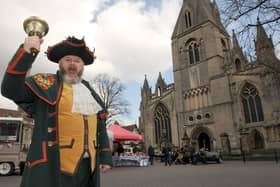 Sleaford Town Crier John Griffiths will be hosting the second Sleaford Town Crier Competition in the market place next month. EMN-180611-113450001