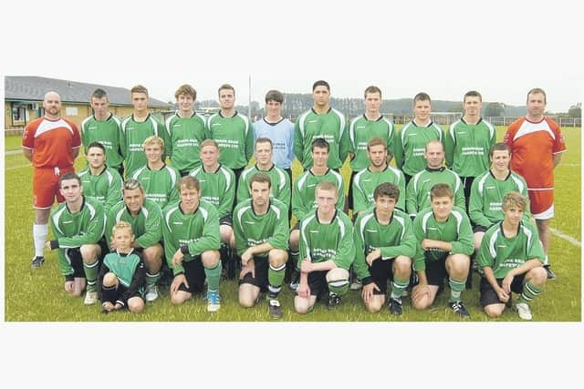 The Sleaford Town squad 2011/12.