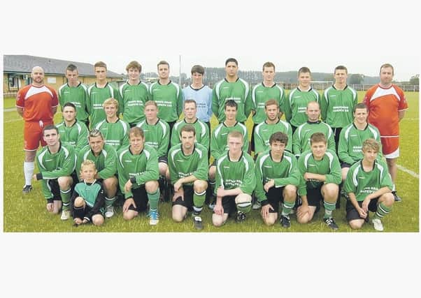 The Sleaford Town squad 2011/12.