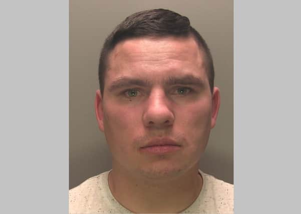 Haroldas Bugaila has been sentenced to 23 years in prison for the murder of his 11-week-old baby boy who suffered a severe brain injury at his hands. Picture: Lincolnshire Police. EMN-211108-152304001