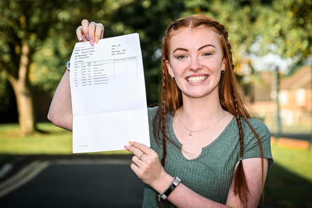 Abigail Williams happy with her results.