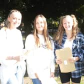 GCSE results day at Queen Elizabeth Grammar in  Alford.