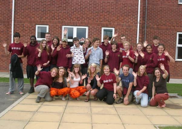 Skegness Grammar School students returning home 10 years ago.