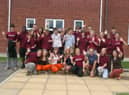 Skegness Grammar School students returning home 10 years ago.