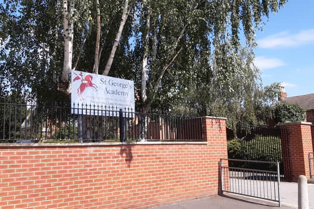 St George's Academy in Sleaford. EMN-211208-102722001