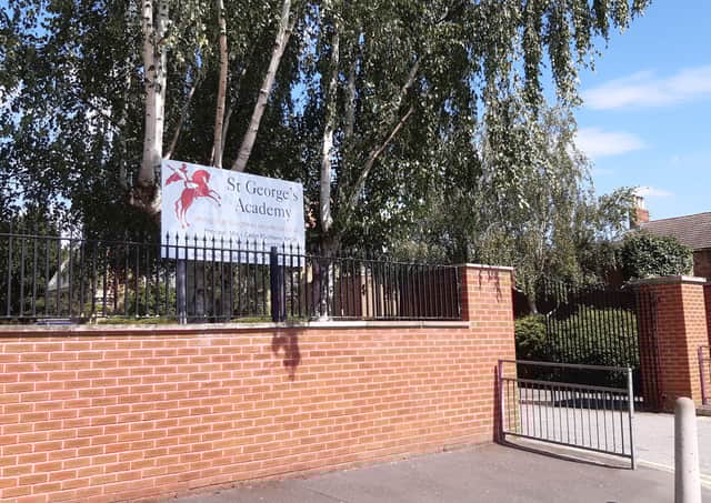 St George's Academy in Sleaford. EMN-211208-102722001